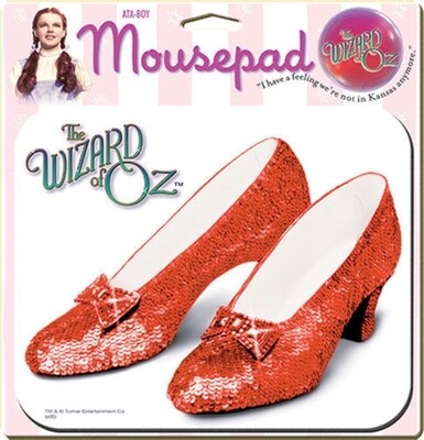Mousepad / Muismat, The Wizard of Oz, Dorothy's Ruby Slippers