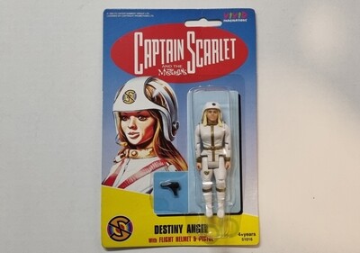 Actiefiguur, Destiny Angel with Flight Helmet &amp; pistol, Captain Scarlet and the Mysterions