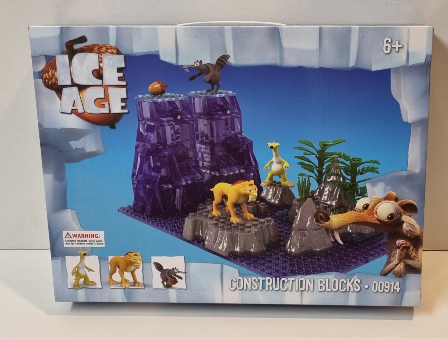 Construction Blocks, Sid, Diego & Scrat, Ice Age, nr. 00914, Brictek