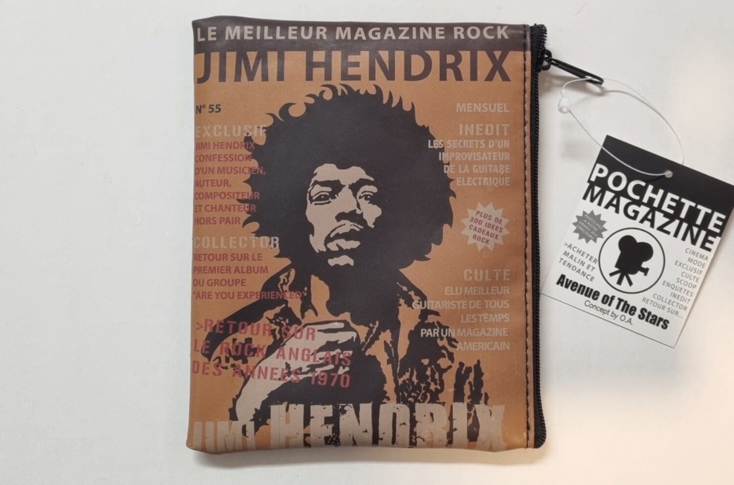Mapje, Pochette Magazine, Jimi Hendrix, 15x12 cm, Avenue of the stars