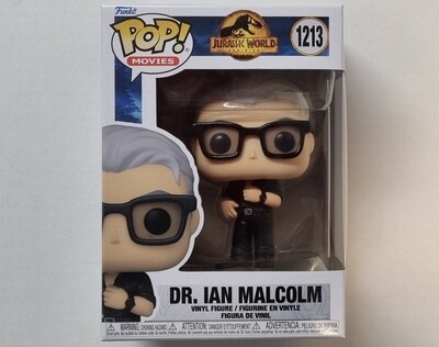 Funko Pop! Movies #1213 Dr Ian Malcolm, Jurassic World Dominion