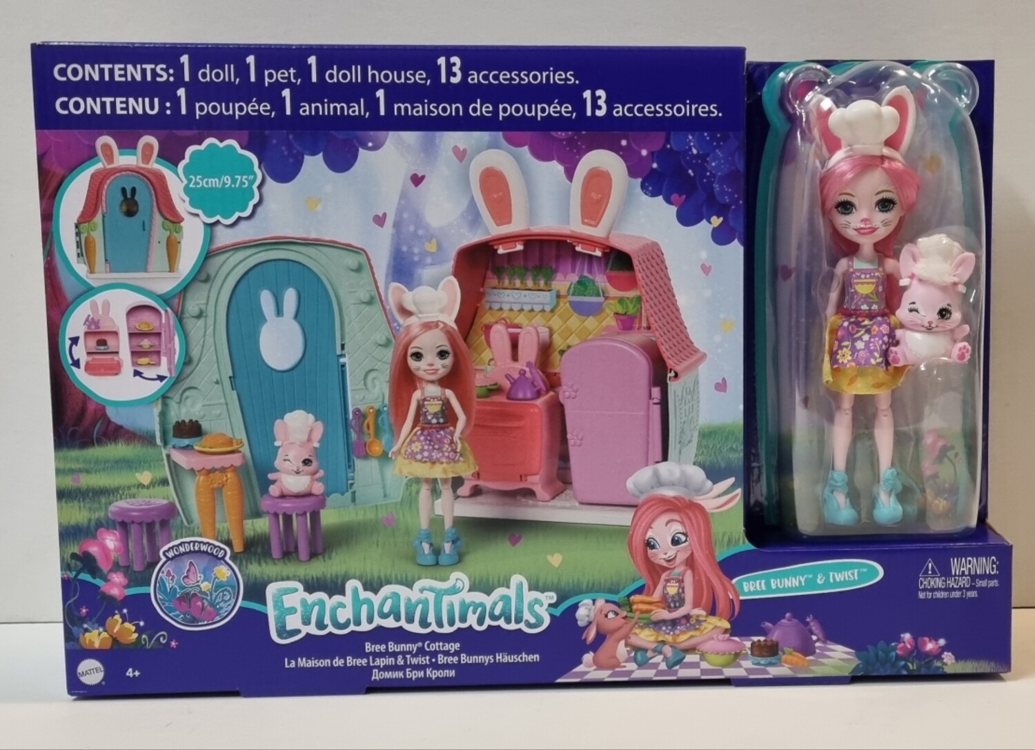 Enchantimals, Bree Bunny Cottage, Bree Bunny & Twist