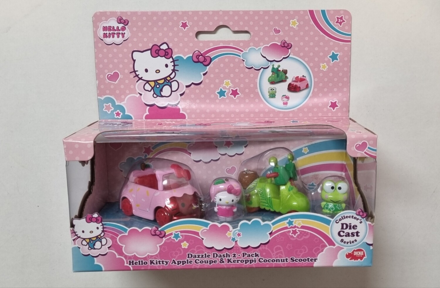 Hello Kitty, Dazzle dash, 2-pack, Apple Coupe & Keroppi Coconut Scooter