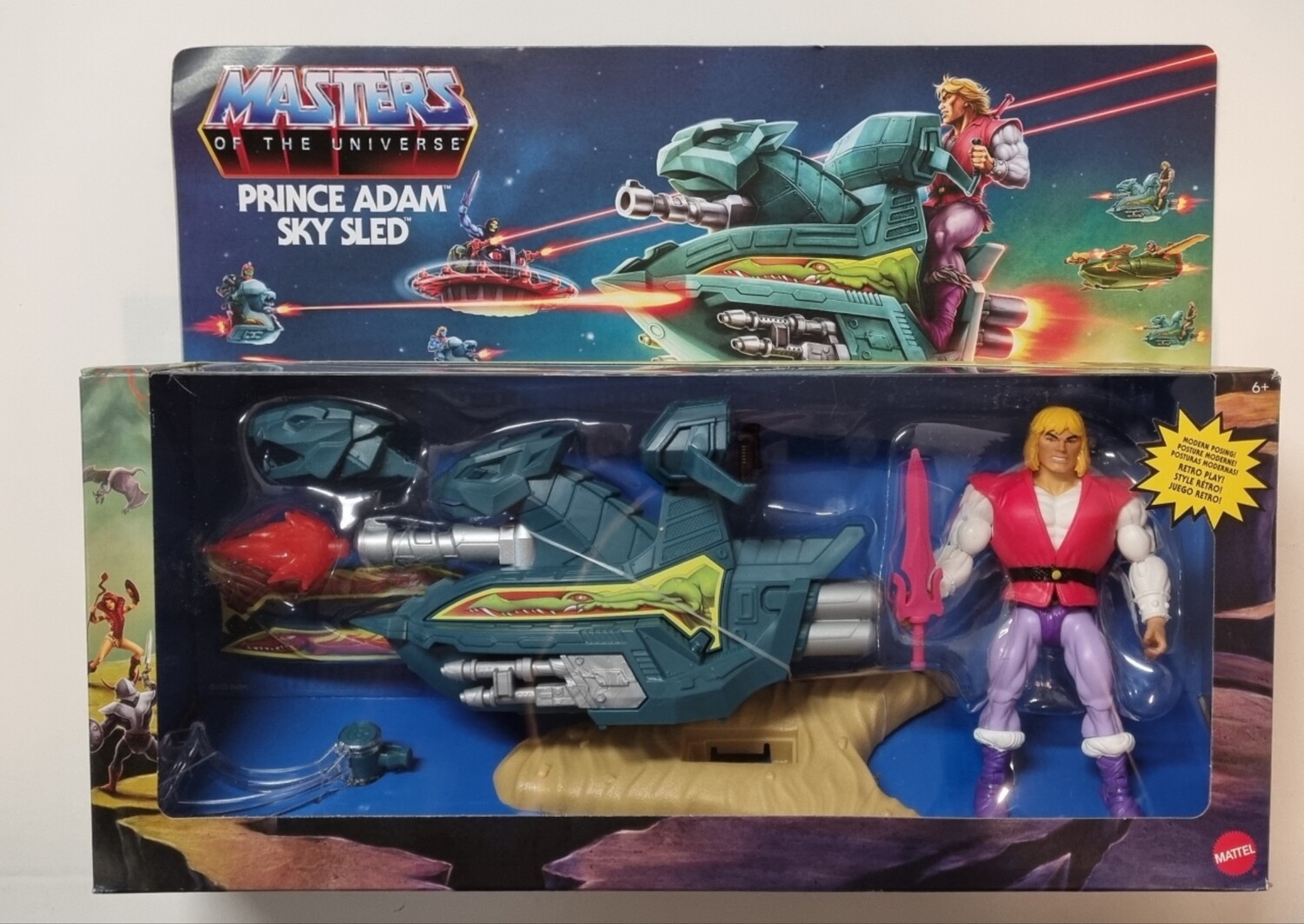 Speelset, Skysled Prince Adam Slee, Masters of the Universe, 14cm