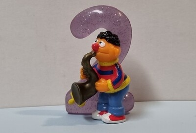 Figuurtje/Caketopper, Ernie Cijfer 2, Sesamstraat