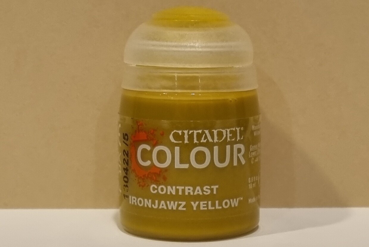 Citadel, Paint, Contrast, Ironjawz Yellow, 18ml, 29-52