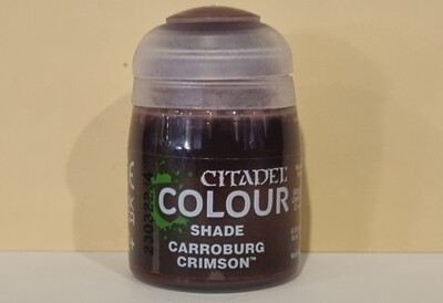 Citadel Paint, Shade, Carroburg Crimson, 18ml