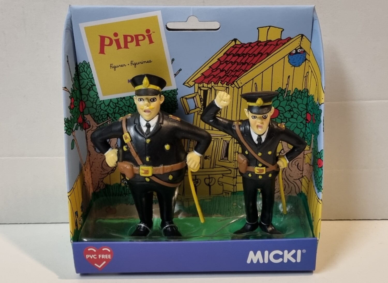 Figurenset, Politieagenten Kling en Klang, Pippi Langkous