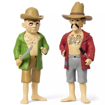 Figurenset, Piraten schurken Jim en Buck, Pippi Langkous