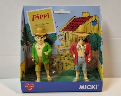 Figurenset, Piraten schurken Jim en Buck, Pippi Langkous