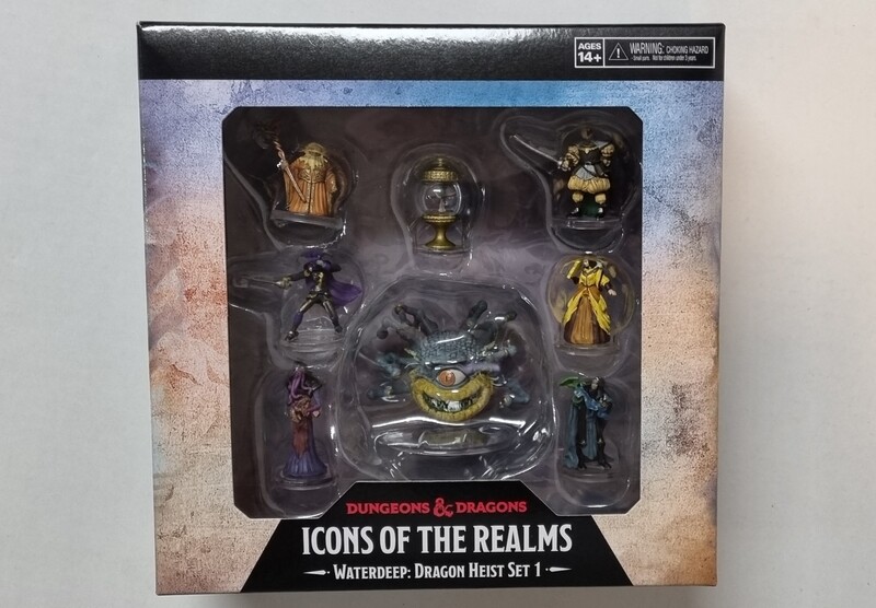 Miniatures Pre-Painted, Waterdeep  Dragon Heist Box Set 1, D&amp;D, Icons of the Realms, Dungeons &amp; Dragons 