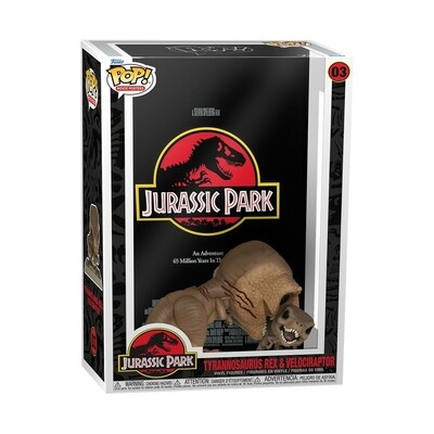 Funko Pop! Movie Posters #03 Tyrannosaurus Rex &amp; Velociraptor, Jurassic Park