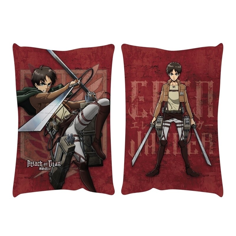 Kussen, Eren Yaeger, Attack on Titan, Knuffelkussen, Huge Size Pillow, Anime