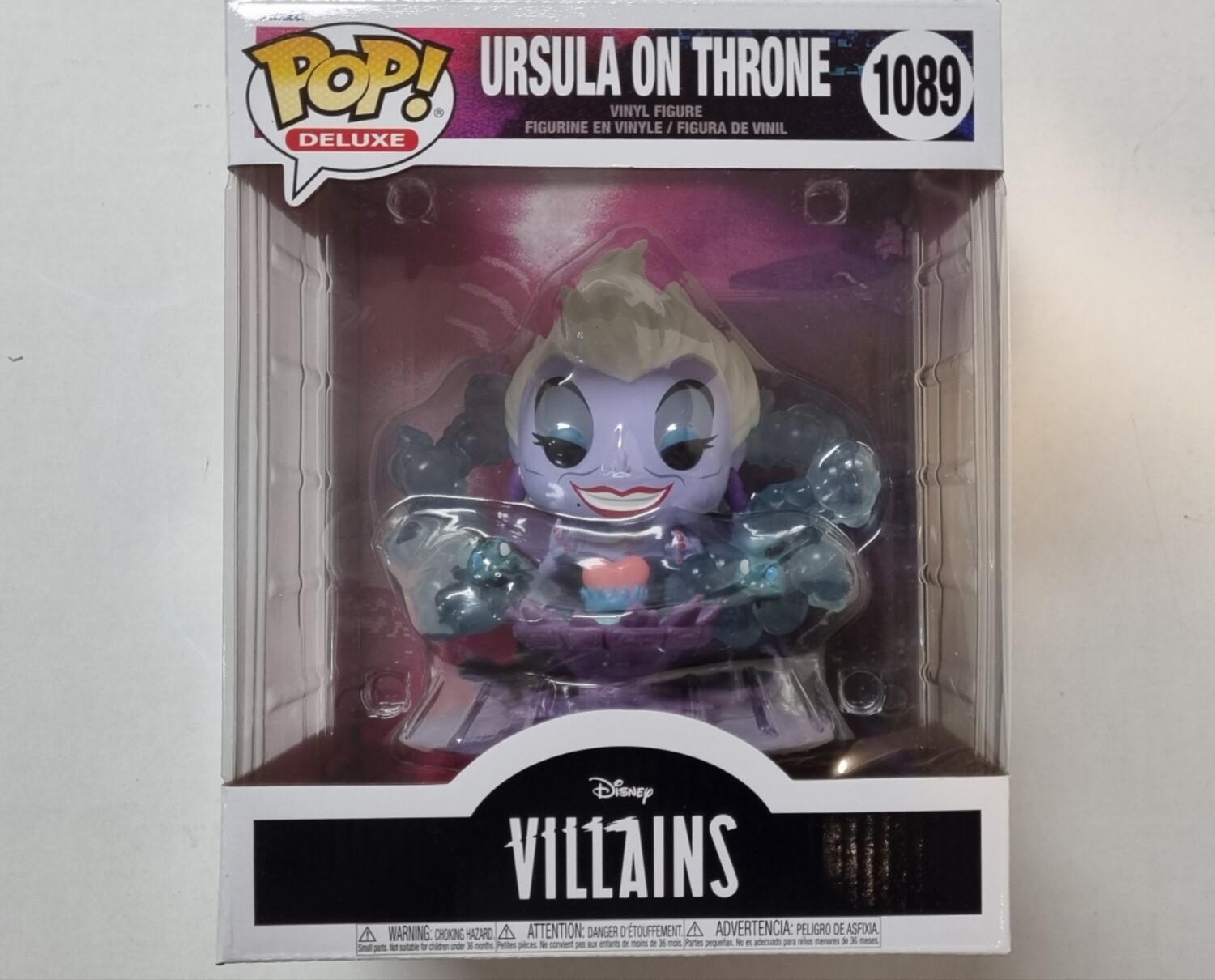 Funko Pop! #1089 Ursula on Throne, Deluxe Villains, Little Mermaid