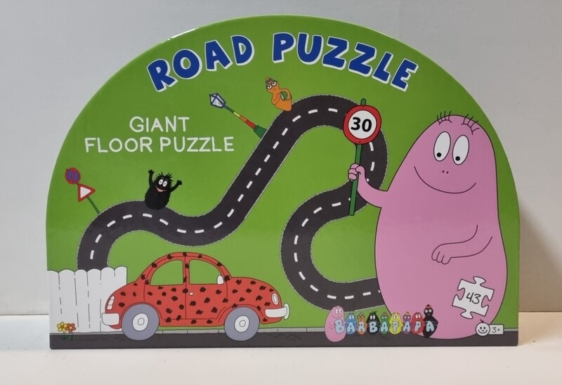 Puzzel 43 stukjes, Grote Vloer Wegenpuzzel, Barbapapa