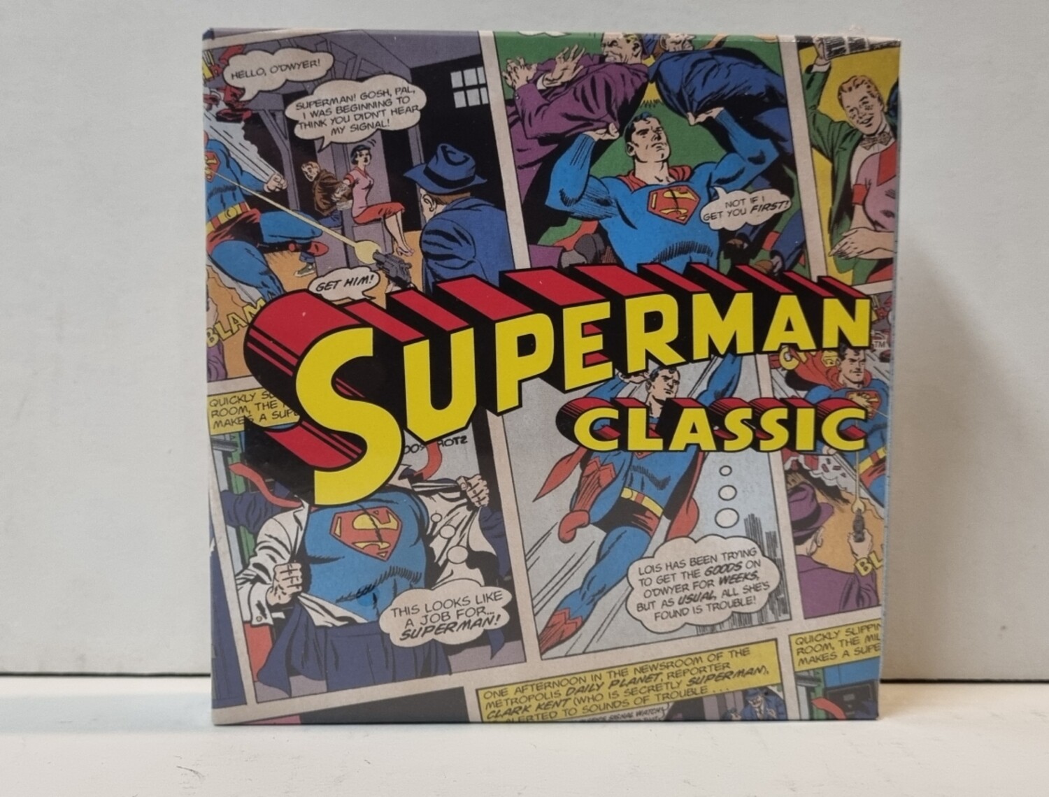 Onderzetters, 4 stuks, Superman Classic
