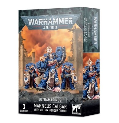 Warhammer 40k, Ultramarines: Marneus Calgar with Victrix Honour Guard
