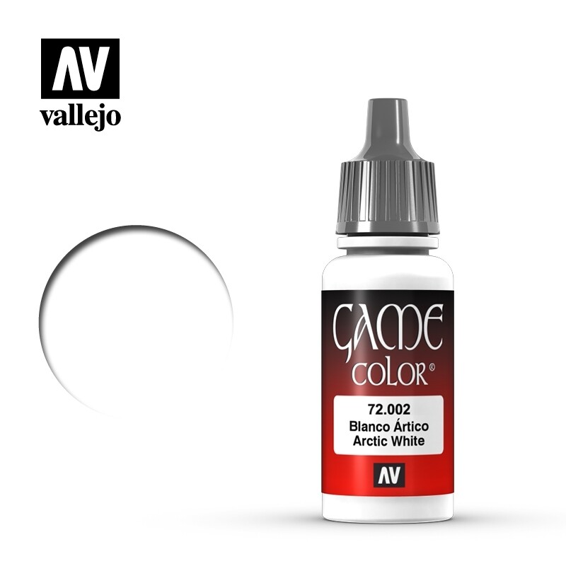 Vallejo, Game Color, 72.002, Artic White, 17 ml
