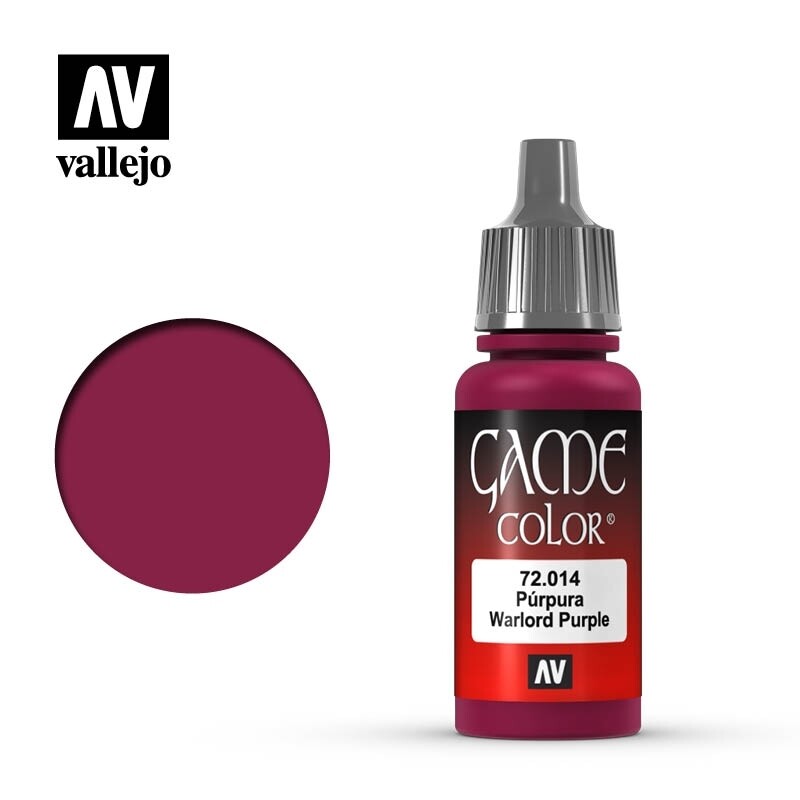 Vallejo, Game Color, 72.014, Warlord Purple, 17 ml