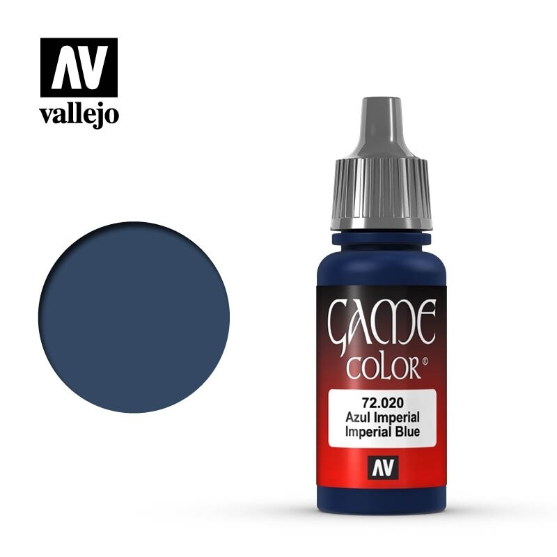 Vallejo, Game Color, 72.020, Imperial Blue, 17 ml