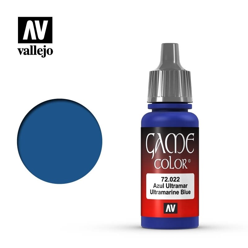 Vallejo, Game Color, 72.022, Ultramarine Blue, 17 ml
