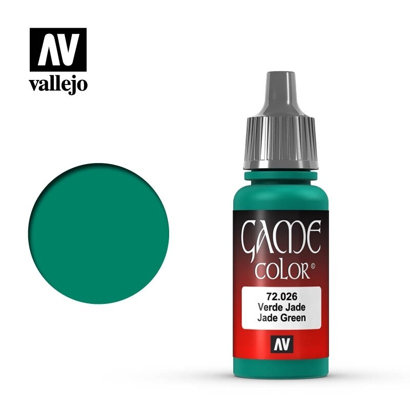 Vallejo, Game Color, 72.026, Jade Green, 17 ml