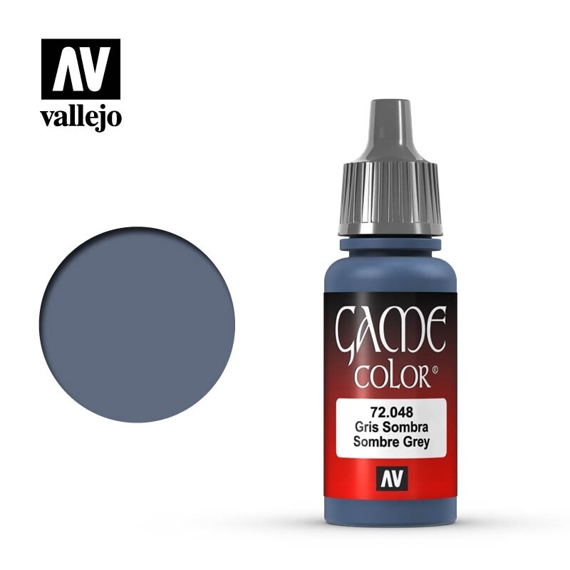 Vallejo, Game Color, 72.048, Sombre Grey, 17 ml