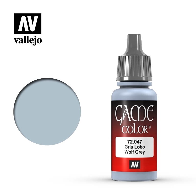Vallejo, Game Color, 72.047, Wolf Grey, 17 ml