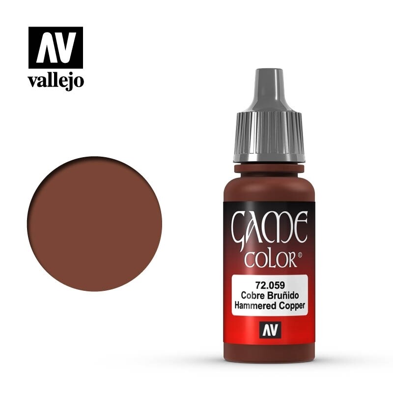 Vallejo, Game Color, 72.059, Hammered Copper, 17 ml