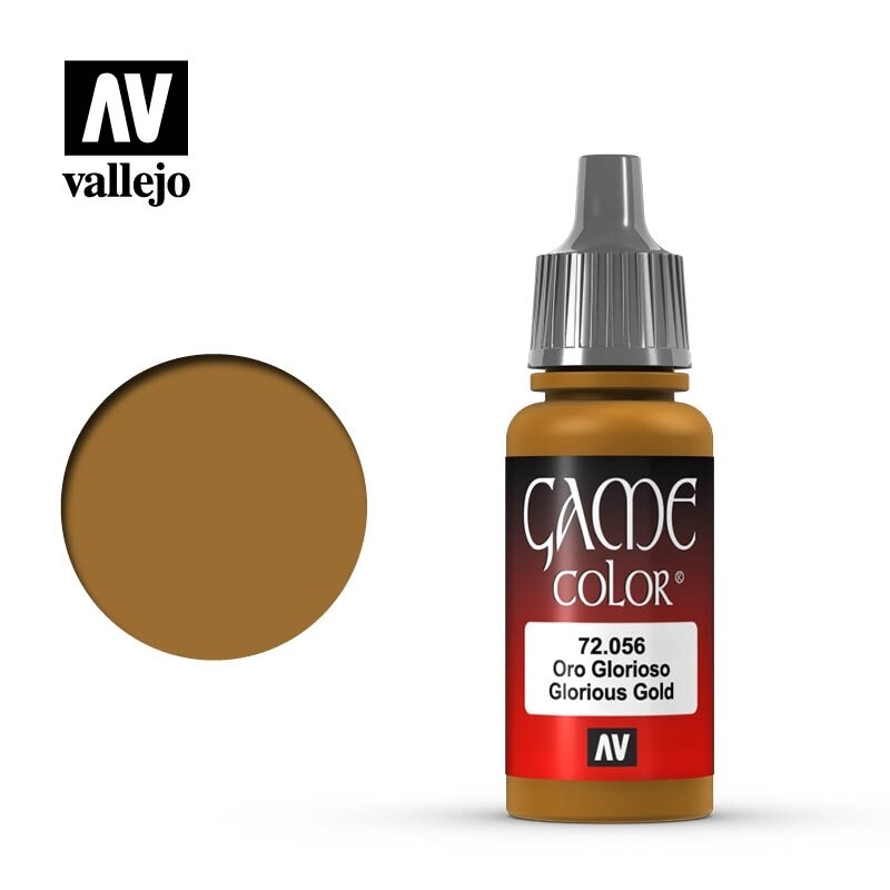 Vallejo, Game Color, 72.056, Glorious Gold, 17 ml