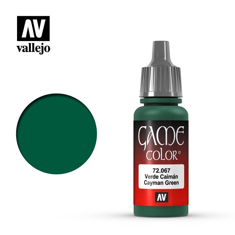 Vallejo, Game Color, 72.067, Cayman Green, 17 ml 
