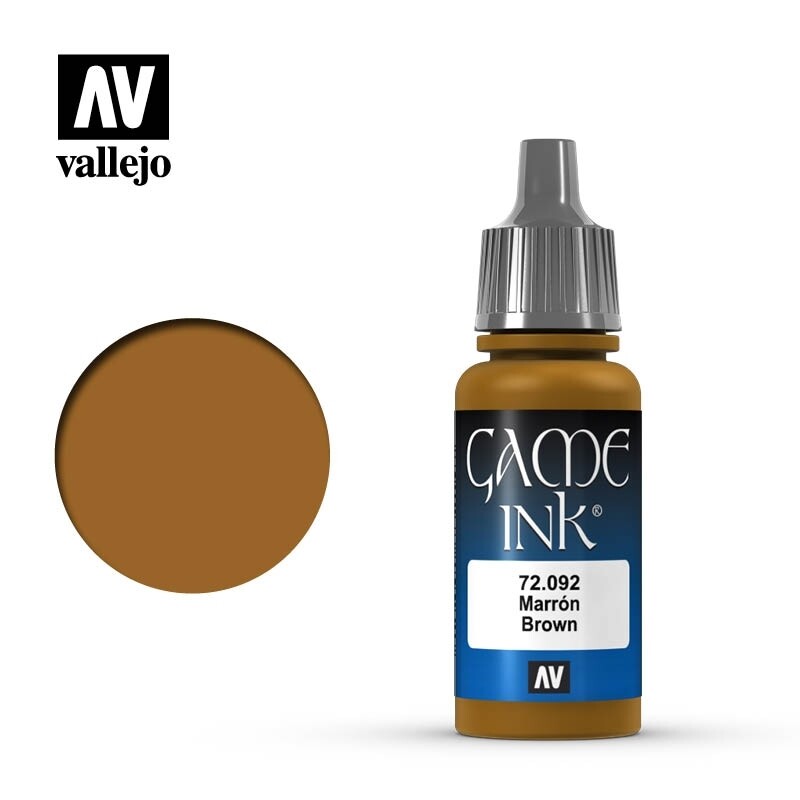 Vallejo, Game Color, 72.092, Brown, 17 ml