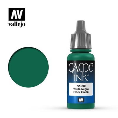 Vallejo Game Ink, Black Green