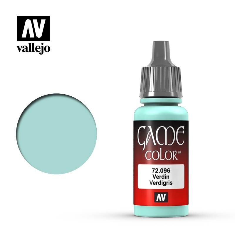 Vallejo, Game Color, 72.096, Verdigris, 17 ml