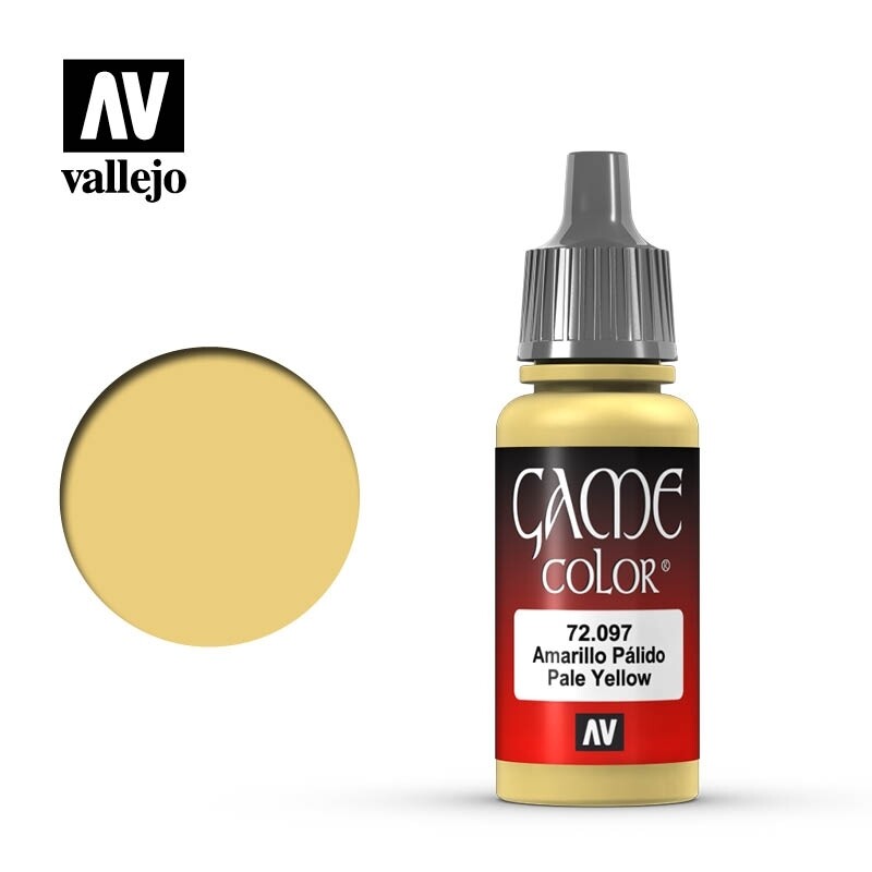 Vallejo, Game Color, 72.097, Pale Yellow, 17 ml