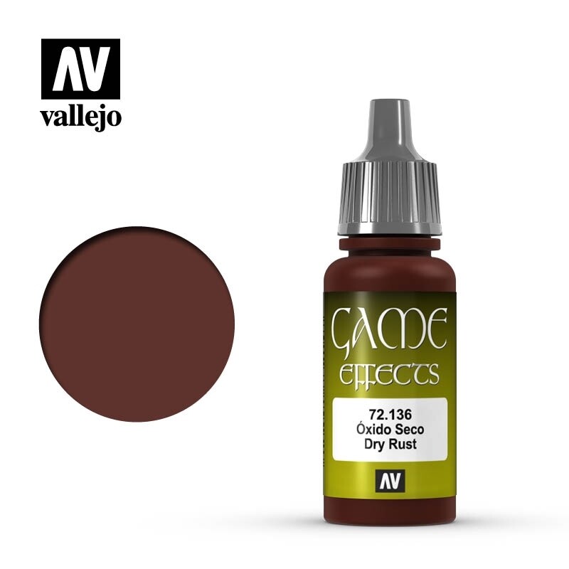 Vallejo, Game Color, 72.136, Dry Rust, 17 ml
