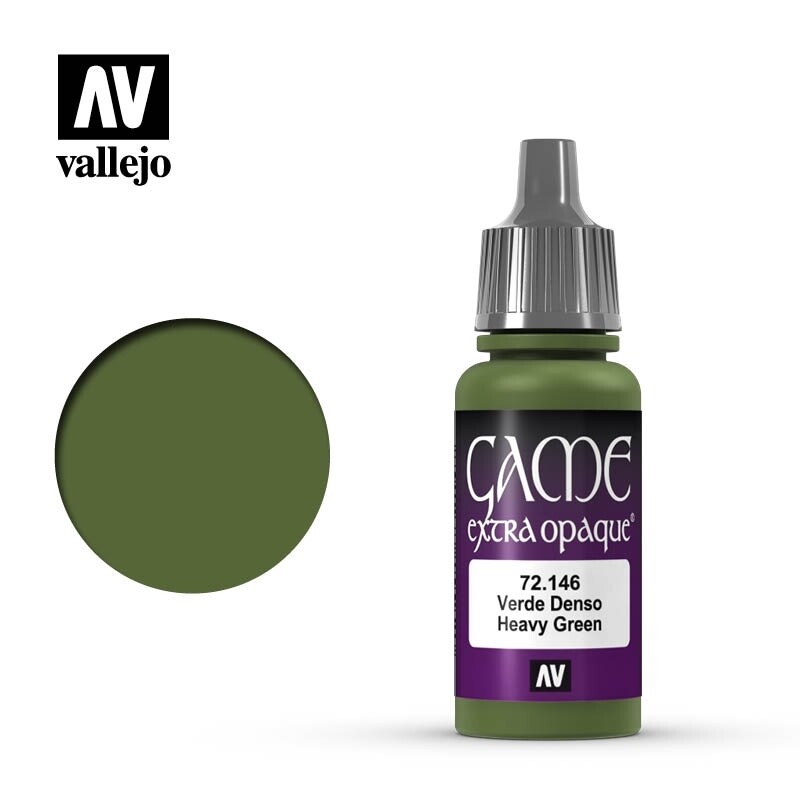 Vallejo, Game Color, 72.146, Heavy Green, 17 ml