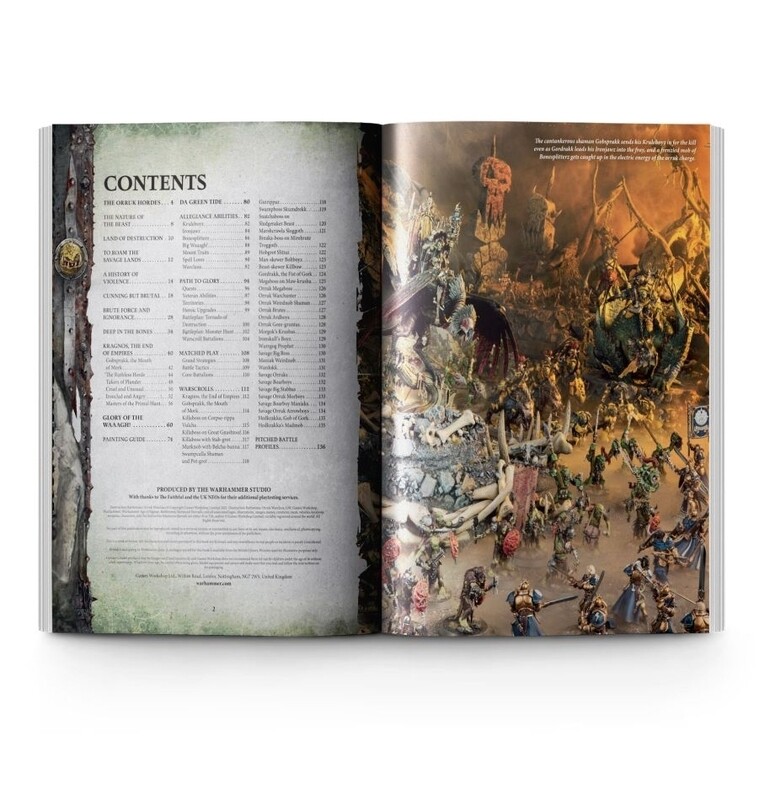 Warhammer Book, Destruction Battletome: Orruk Warclans