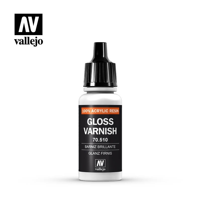 Vallejo, Game Color, 70.510,  Gloss Varnish, 100% Acrylic Resin, 17 ml