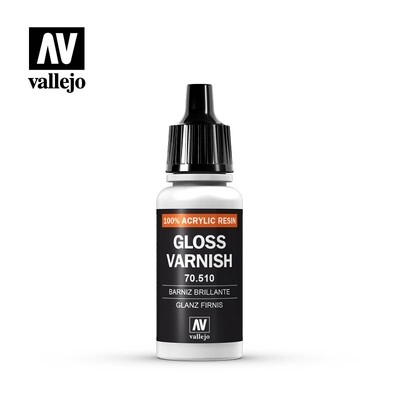 Vallejo, Gloss Varnish, 100% Acrylic Resin
