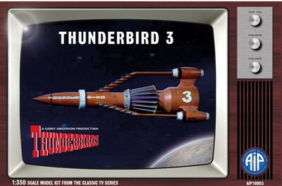 Modelbouw, Thunderbird 3, Modelkit nr. AIP-10003, Scale 1:350, Thunderbirds 