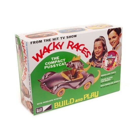 Modelbouw, The compact Pussycat, Modelkit nr. MPC-0934, Scale 1:25, Wacky Races, No Paint, No Glue 