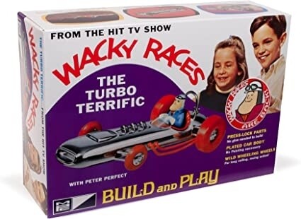 Modelbouw, The Turbo Terrific, Modelkit nr. MPC-0937, Scale 1:25, Wacky Races, No Paint, No Glue