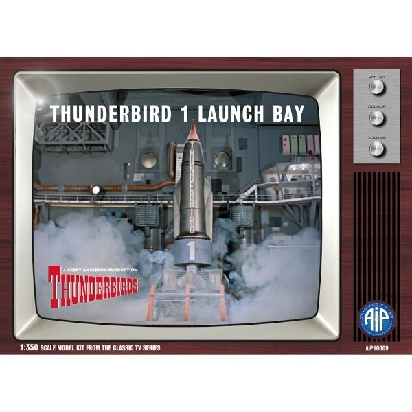 Modelbouw, Thunderbird 1 Launch Bay, Modelkit nr. AIP-10009, Scale 1:350, Thunderbirds