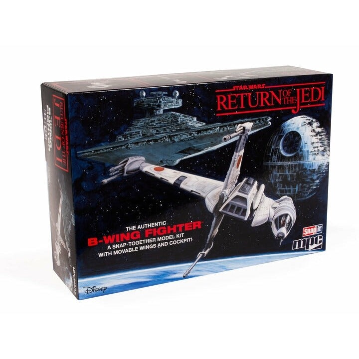 Modelbouw, The Authentic B-wing Fighter, Modelkit nr. MPC-0949, Scale 1:64, Star Wars