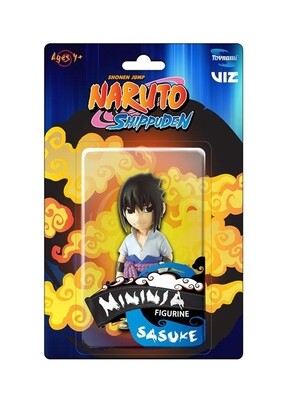 Mini Figuur, Sasuke, Naruto Shippuden, Mininja, 8 cm, Anime