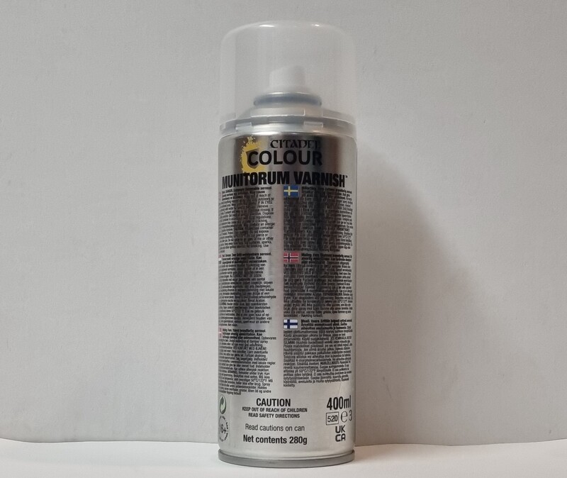 Citadel Paint, Varnish Spray: Munitorum Varnish