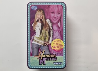 Blik met Game Cards, Hannah Montana, Miley Cyrus