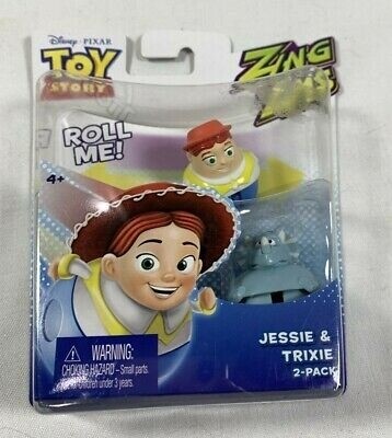 Zing Ems, Mini Rollende Figuurtjes, Jessie en Trixie, Toy Story, Mattel