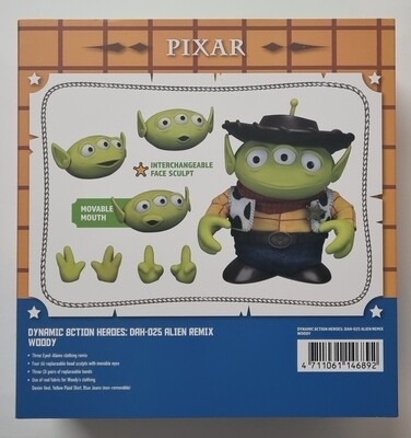 Actiefiguur, Woody, Alien Remix, Toy Story,  Beast Kingdom